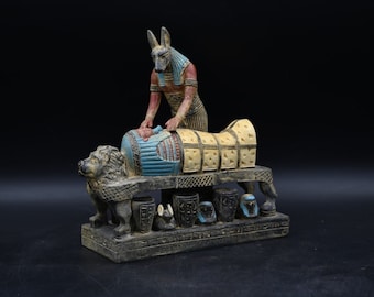 素晴らしいアヌビス神 - エジプトの像 - 神のミイラ化 - 保護 - 死