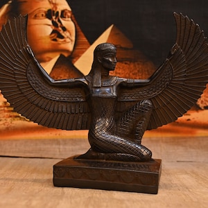 Isis-nice Egypt statue goddess of love-protection -Beauty-handcrafted sculpture statue-Egyptian Goddess -antique Raplica-mythology/archaeolo