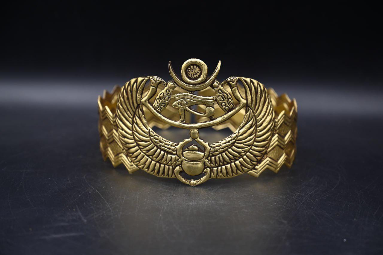 Ägyptische Skarabäus-Krone: Cleopatra Königin Perücken-Replik - Etsy Schweiz, image size:1280x851