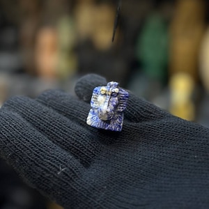 Thoth Egyptian amulet-pendant - lapis lazuli stone-Handcrafted - Egyptian goddess - jewelry unique archaeological mythology - religion