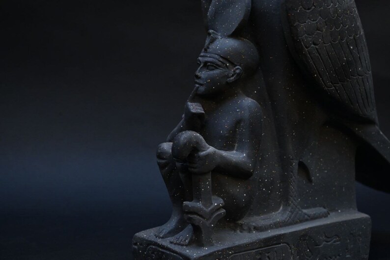 The God Ramsas Vintage Statue of Ramses II as a Child With God Horus-museum - Etsy