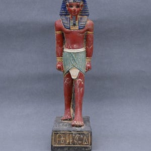 Rare Ancient Egyptian Antiquities Statue - King Ramses Egypt B.C. Pharaonic Stone Antique Figurine