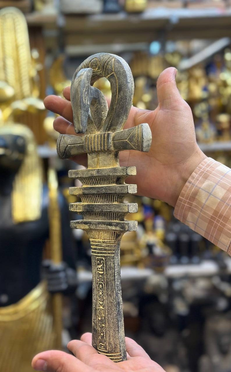 Handmade Stone Ankh – Egyptian Key of Life Sculpture - Etsy