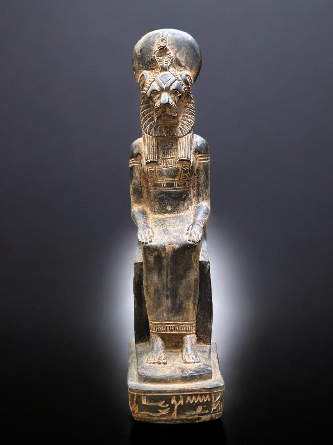 Granite Sekhmet Statue: Egyptian Lioness Goddess of War - Etsy