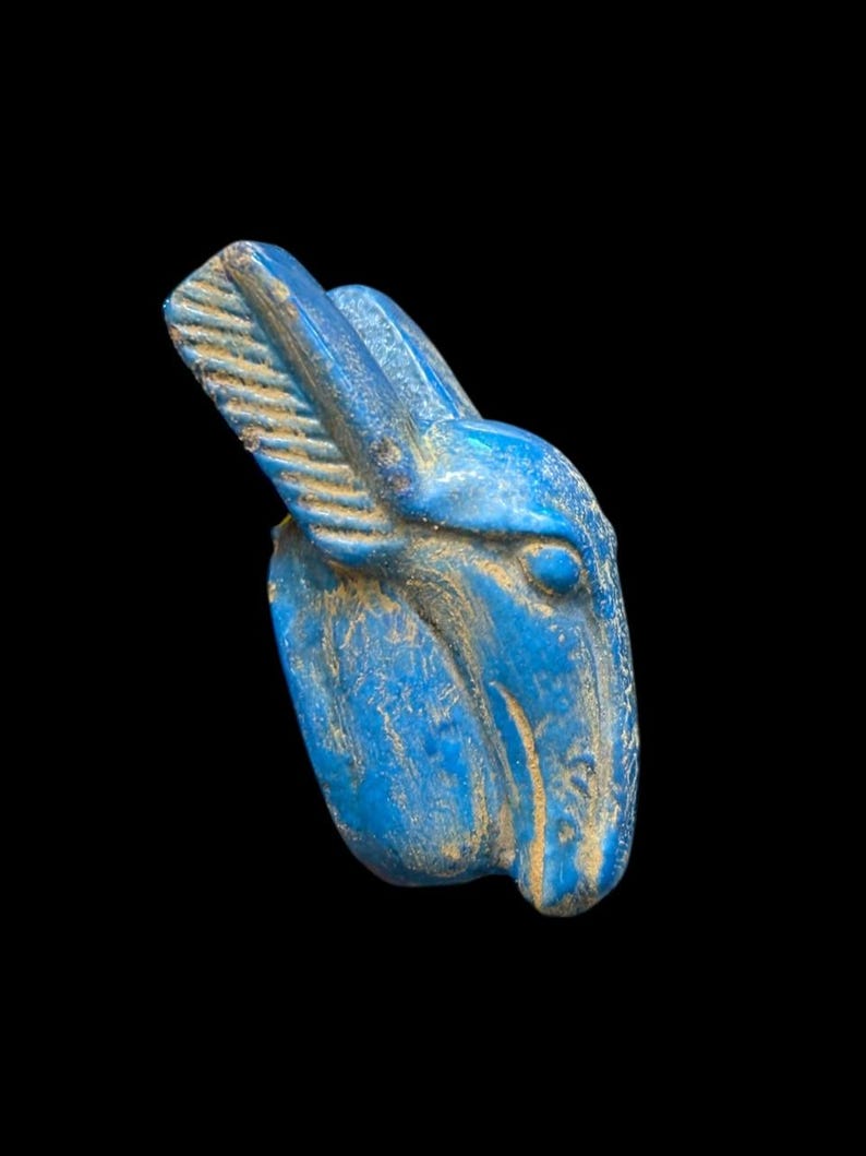 Seth Amulet : Egyptian God of Storms Sculpture Egyptian Handmade Replica Egyptian Gift BC