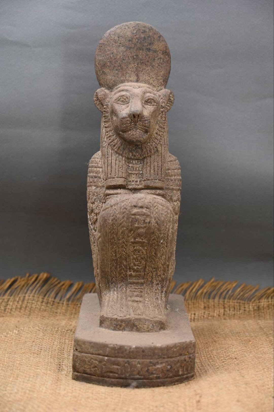 Granite Sekhmet Statue: Egyptian Lioness Goddess of War - Etsy