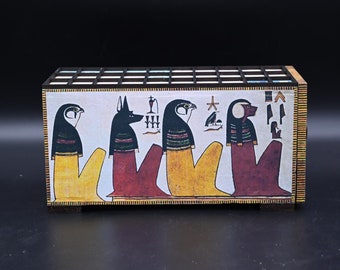 Juego de senet-juegos del antiguo egipto-tablero de juego de senet egipcio-juego del rey Tutankamón-mitología egipcia-artesanal-antigüedades egipcias