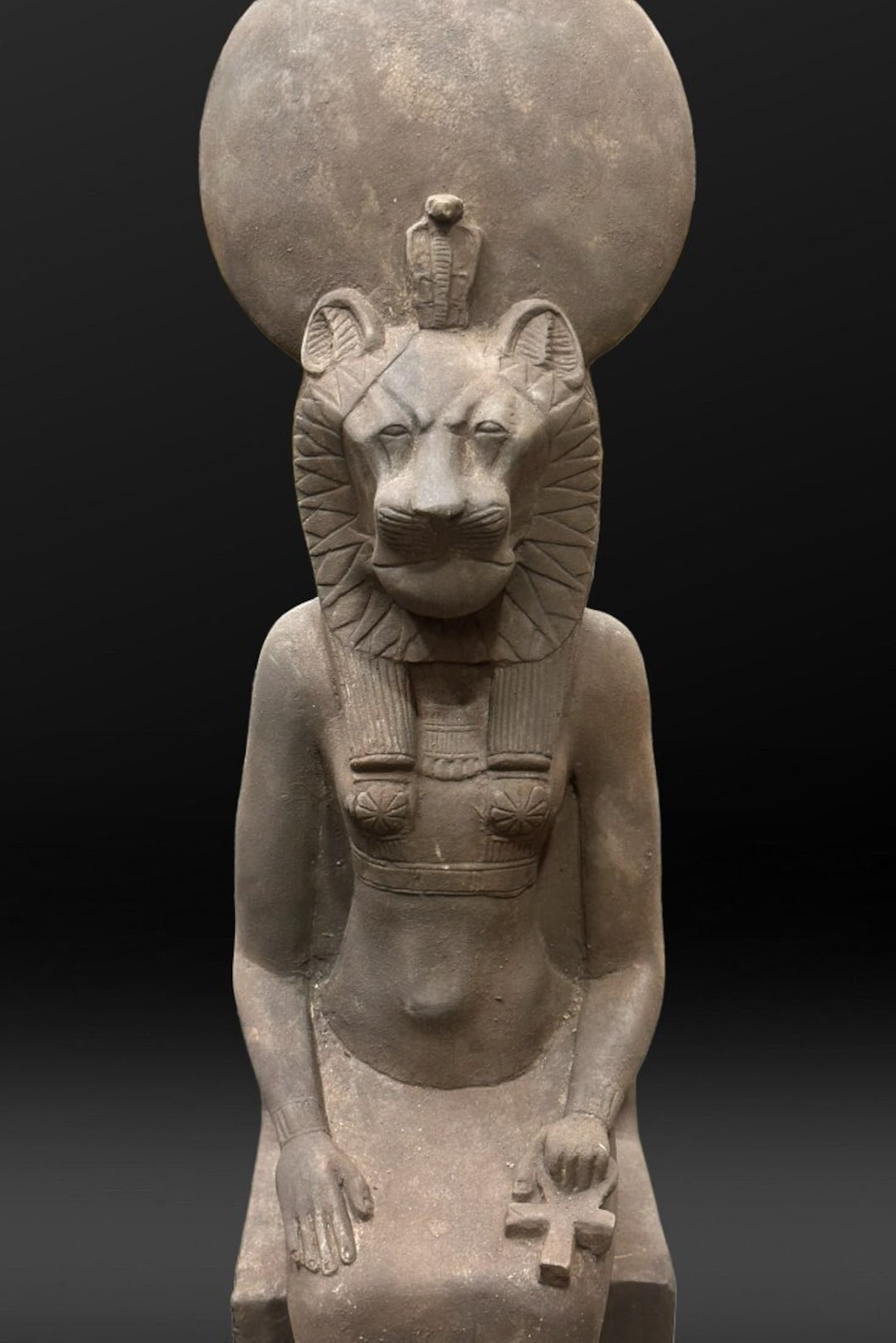 Handcrafted Basalt Sekhmet Statue, Egyptian Goddess of War - Etsy