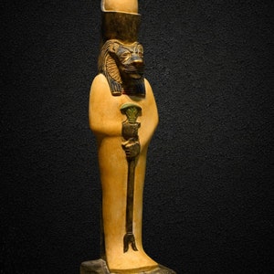 Sekhmet Statue, Ancient Egyptian, Lion Goddess Sekhmet, Goddess of war, made in Egypt.