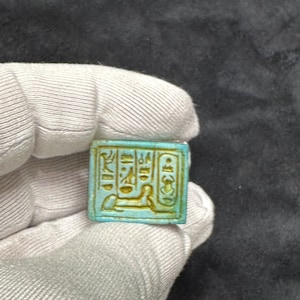 Rings from ancient Egypt - a ring decorated with a scarab inscribed with the title of King Thutmose the Third-Antiques-ornaments-mythology