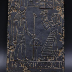 Ancient Egyptian Antiquities Statue - Rare Pharaonic Stone Antique - Relief Egypt BC - Authentic Egyptian Stone Statue