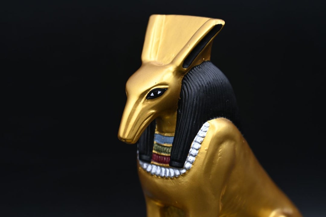 セト - 古代エジプトの嵐の神セトのヴィンテージ像 - 古代エジプト神話