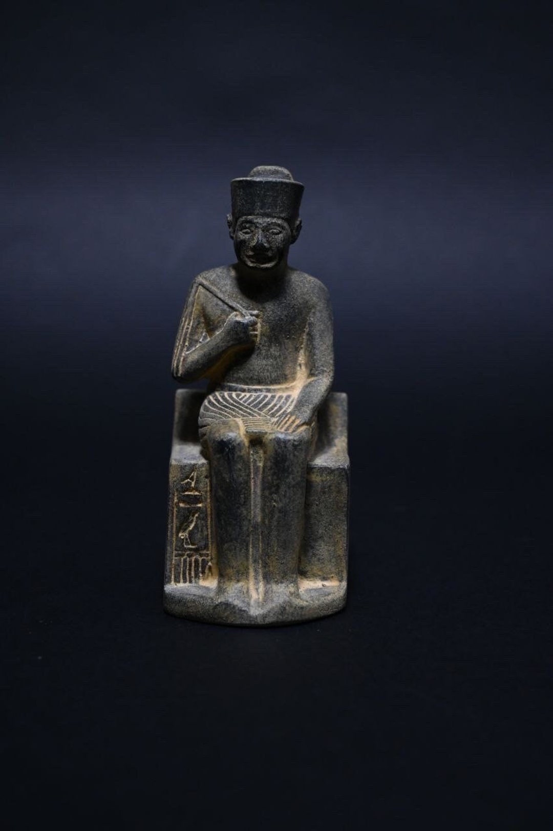 Egyptian King Khufu Little Statue of the King of Egyptantiques