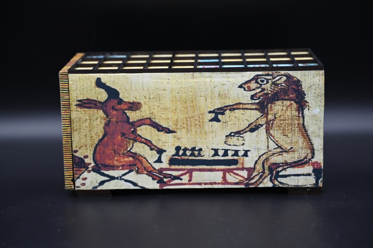 Photographie d'un plateau de jeu Senet de la tombe de ... - Alamy