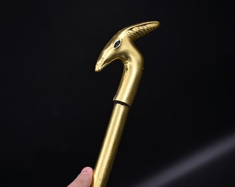 Egyptian Was Scepter Ancient Egyptian Symbol of protection,Strength,Sovereignty,Stability in Ancient Egypt Rare Handcrafted Artifact Egypt