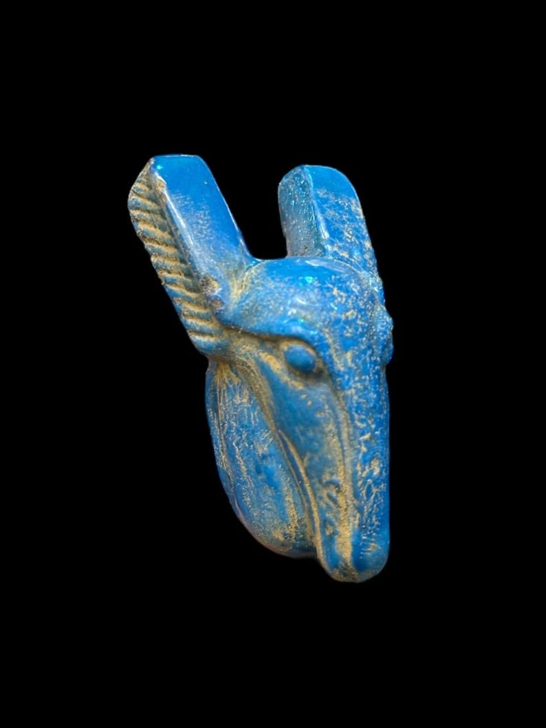 Seth Amulet : Egyptian God of Storms Sculpture Egyptian Handmade Replica Egyptian Gift BC