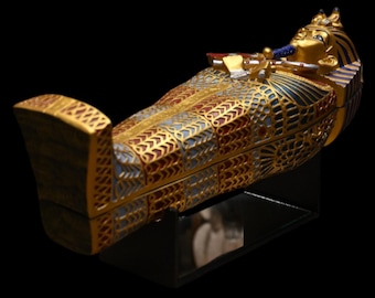 Sarcophagus Ancient Egyptian King Tutankhamun Sarcophagus Handcrafted Replica of King Tutankhamun perfect collectible from ancient Egypt