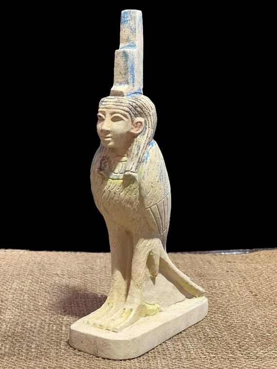 エジプト風神像 石製 彫刻 女神バ像：エジプト神話の彫刻、人間の魂の鳥（24 CM） - Etsy 日本