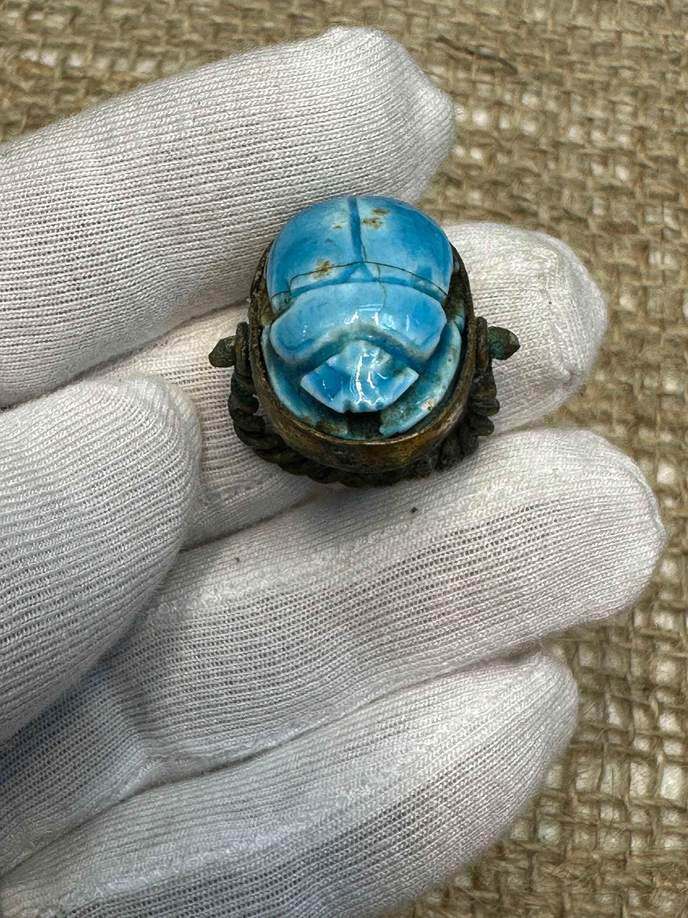 スカラベリング - 幸運/保護の象徴である素敵なスカラベリング - 創造