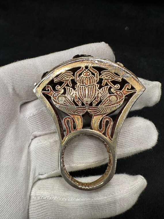 Anillos antiguos del antiguo Egipto un anillo decorativo anillos antiguos adornos mitologia egipcia antigua joyas egipcias hechas a mano Etsy Espana