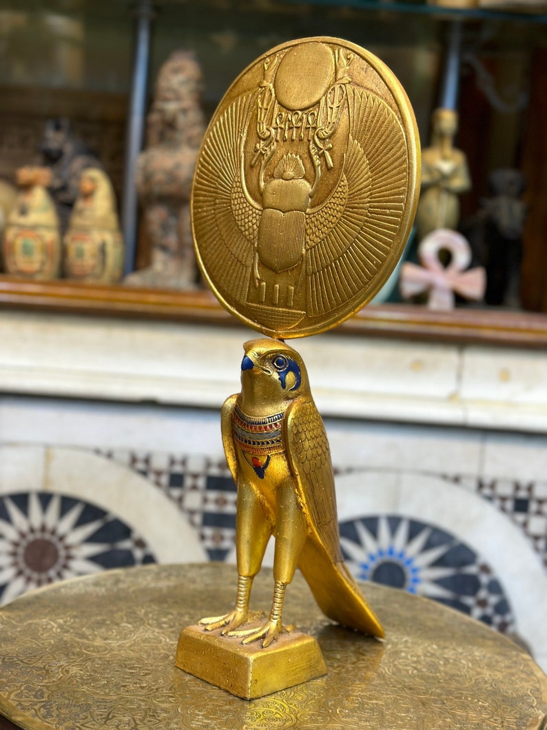 A Beautiful Horus Statue God of Protection and Peace Ancient Egyptian ...