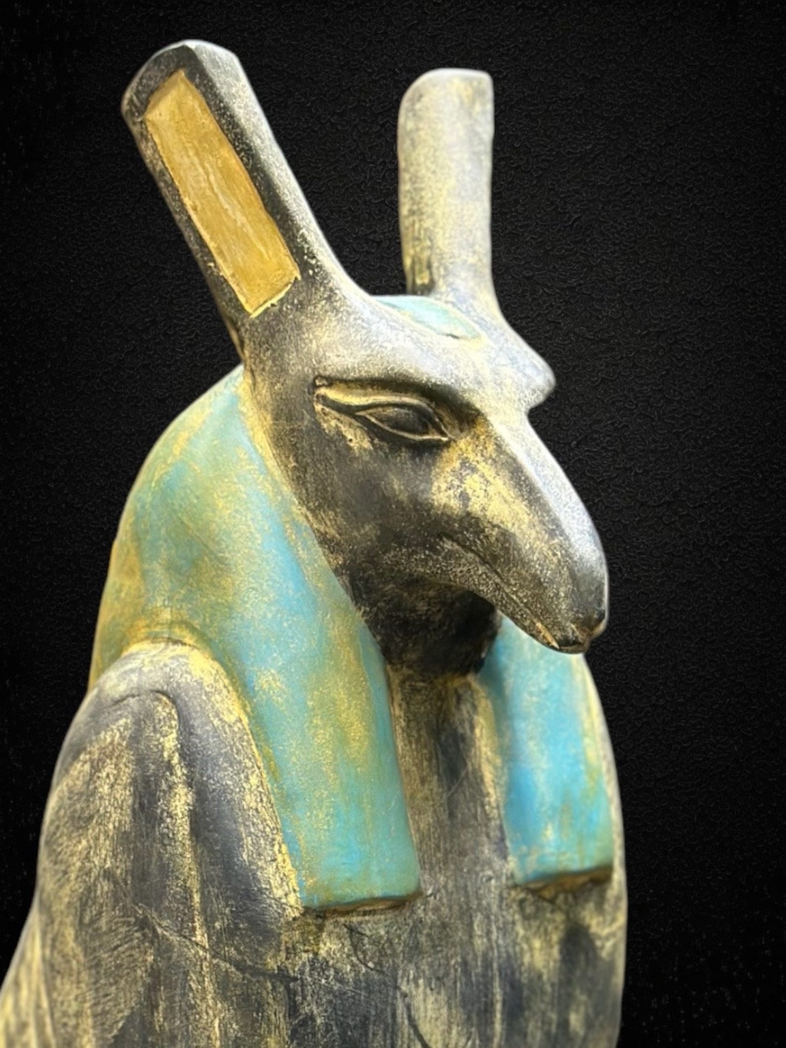 Seth Statue Set the Ancient Egyptian Hid of Desert and Storms in the ...