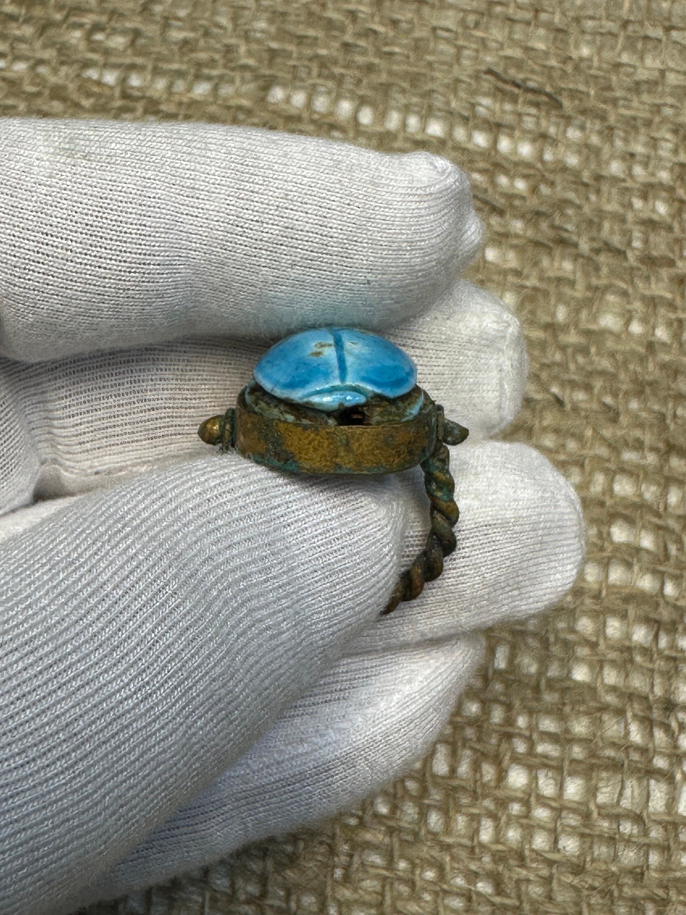 古代エジプト スカラベ リング 指輪 アンティークジュエリー 発掘品 1428 古代エジプト スカラベ リング 指輪 アンティークジュエリー 発掘品 1428