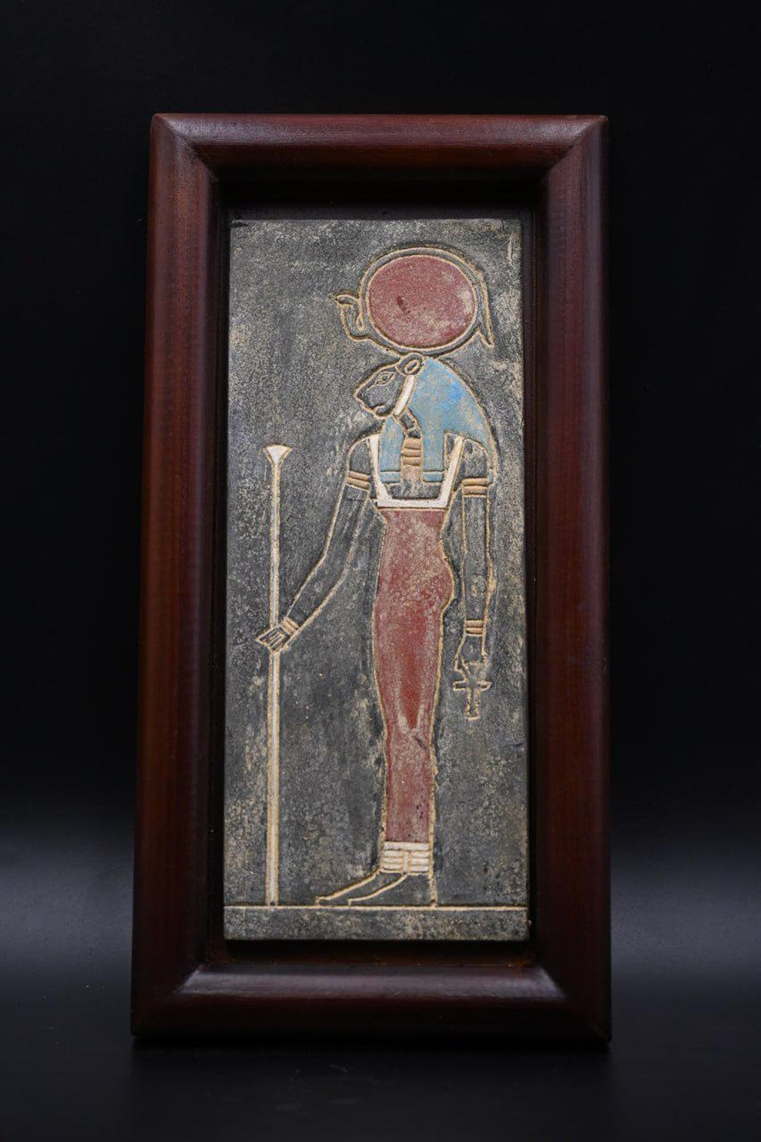 Goddess Sekhmet Wall Sculpture: Egyptian Anubis Figure - Etsy