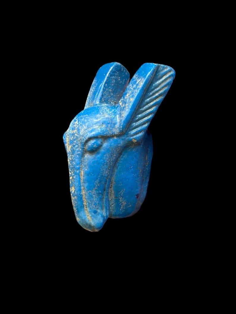 Seth Amulet : Egyptian God of Storms Sculpture Egyptian Handmade Replica Egyptian Gift BC