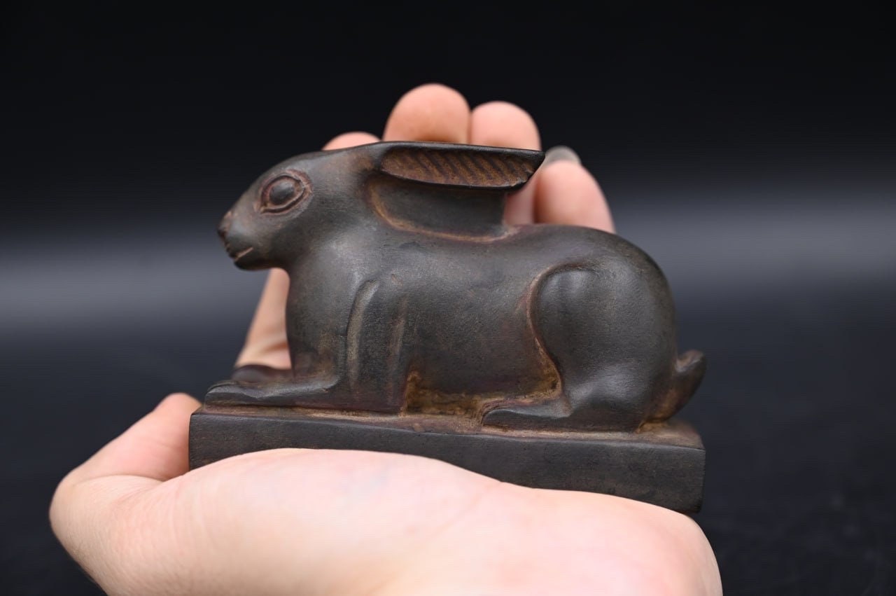 希少品 美品 エジプト模様 文様 古代 アヌビス ウサギ 壁画 付け下げEG82 古代エジプト美術 壁面レリーフ ツタンカーメンとアヌビス