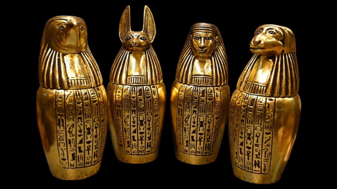 ホルスの息子の彫像 - 手作り - エジプトの骨董品 - エジプトの神々