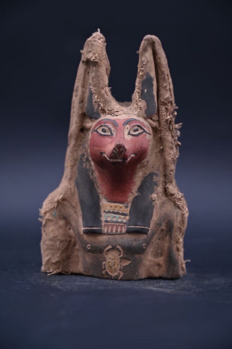 Vintage Anubis Head Statue – Egyptian Museum Replica Sculpture - Etsy