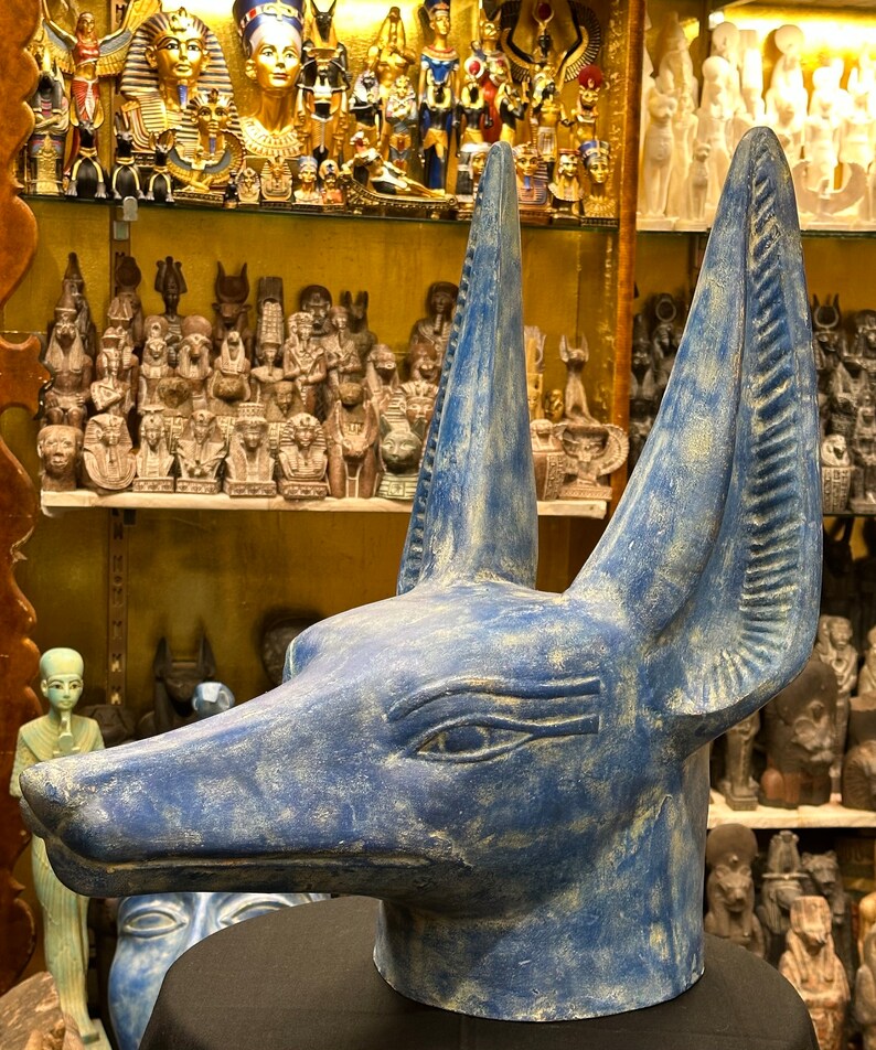 Fiberglass Anubis Bust, Egyptian God Sculpture, Museum Piece - Etsy