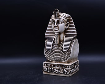 Handgemachte Stein Tutanchamun Kopf Statue - Ägyptischer Pharao