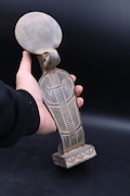 Unique Uraeus cobra statue,one of the most important protection deities in Egypt-Egyptian goddess-sculpture Egypt antique-ancient mythology product logo