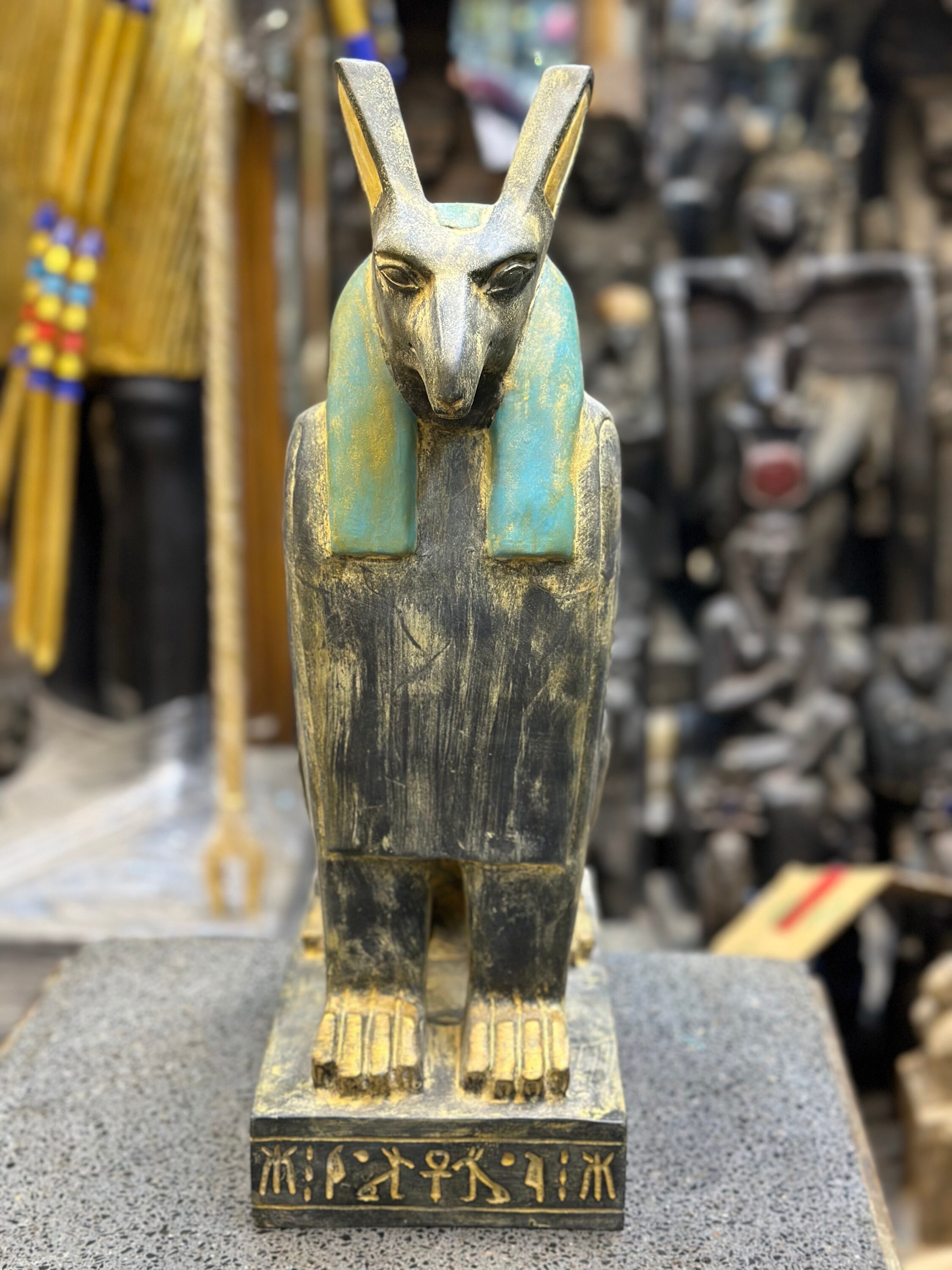 Seth Statue Set the Ancient Egyptian Hid of Desert and Storms in the ...