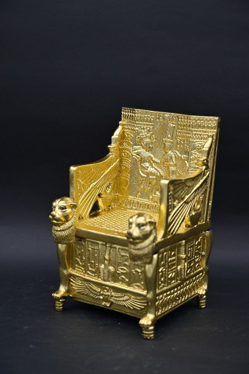 Throne of King Tutankhamun, Egyptian handmade, Made in Egypt