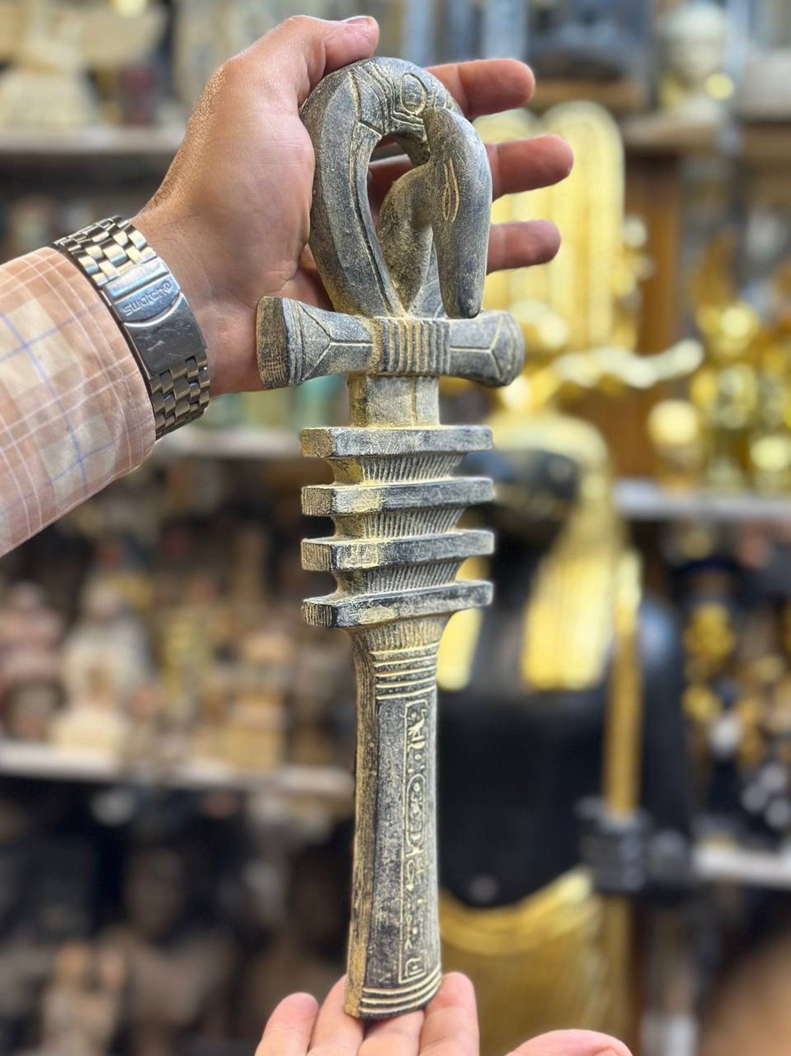 Handmade Stone Ankh – Egyptian Key of Life Sculpture - Etsy