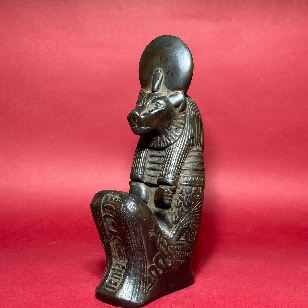 Handmade Sekhmet Statue: Egyptian Goddess of War Sculpture - Etsy