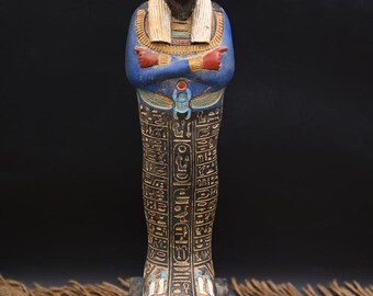 アヌビス像：エジプトのジャッカル神のレプリカ、室内装飾アート作品