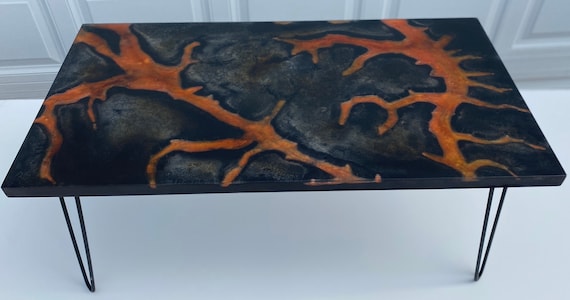 Lava epoxy table outlet