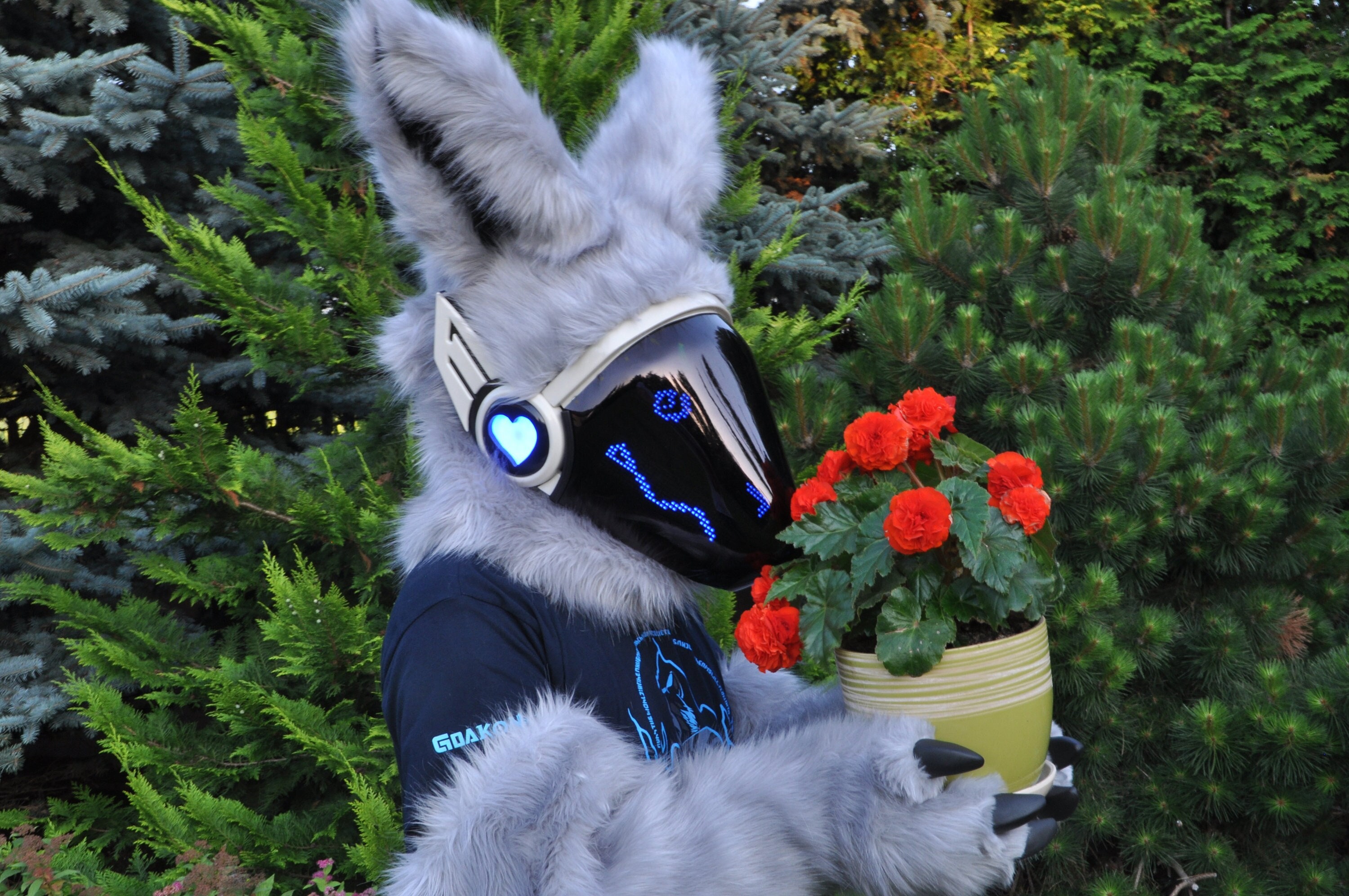 Protogen partial read description Custom Protogen Fursuit Etsy