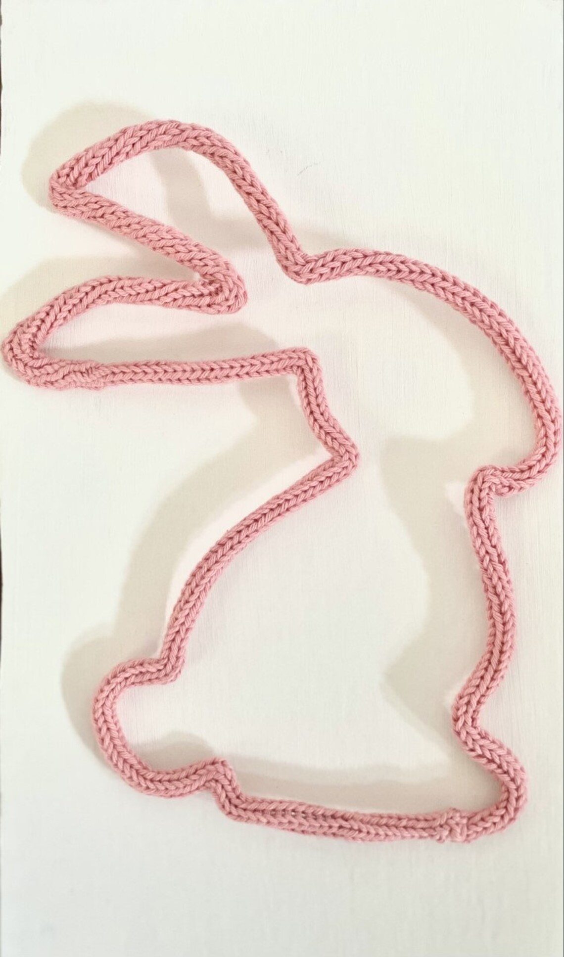 Knitted Wire Bunny Rabbit Decorated Wall Decor Gift for Etsy