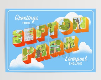 Postal A6 de Sefton Park Liverpool.