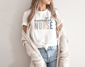 Neonatal Nurse Shirt, NICU Tee, Nursing Tshirt, Graduation Present, RN Appreciation, RN Life, Personalized Gift, Custom Unisex Tee