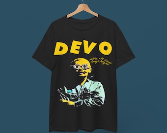 Devo Vintage T-shirt, B Stiff, Faded Black Tee Shirt, New Wave