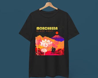 Maglietta della band Morcheeba - Musica elettronica triphop - Maglietta con la pancia di Bjork e Portishead
