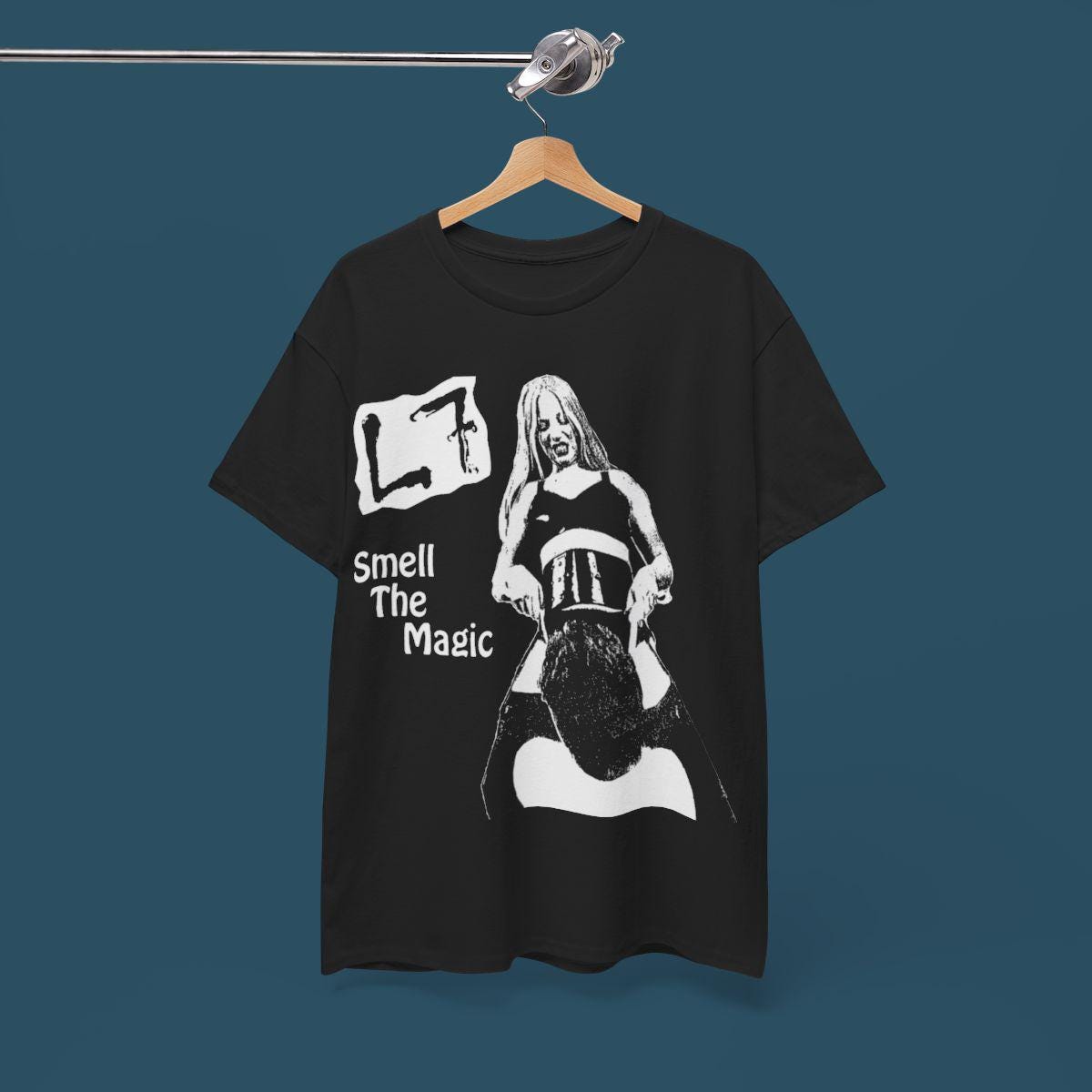 90s L7 SMELL THE MAGIC L kurt cobain着