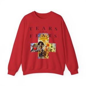 Tears For Fears 80s New Wave Crewneck Sweatshirt – Iconic Band Graphic Tee