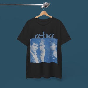 Camiseta de la banda A-ha - Música pop disco new wave - Fans de Devo Duran Duran